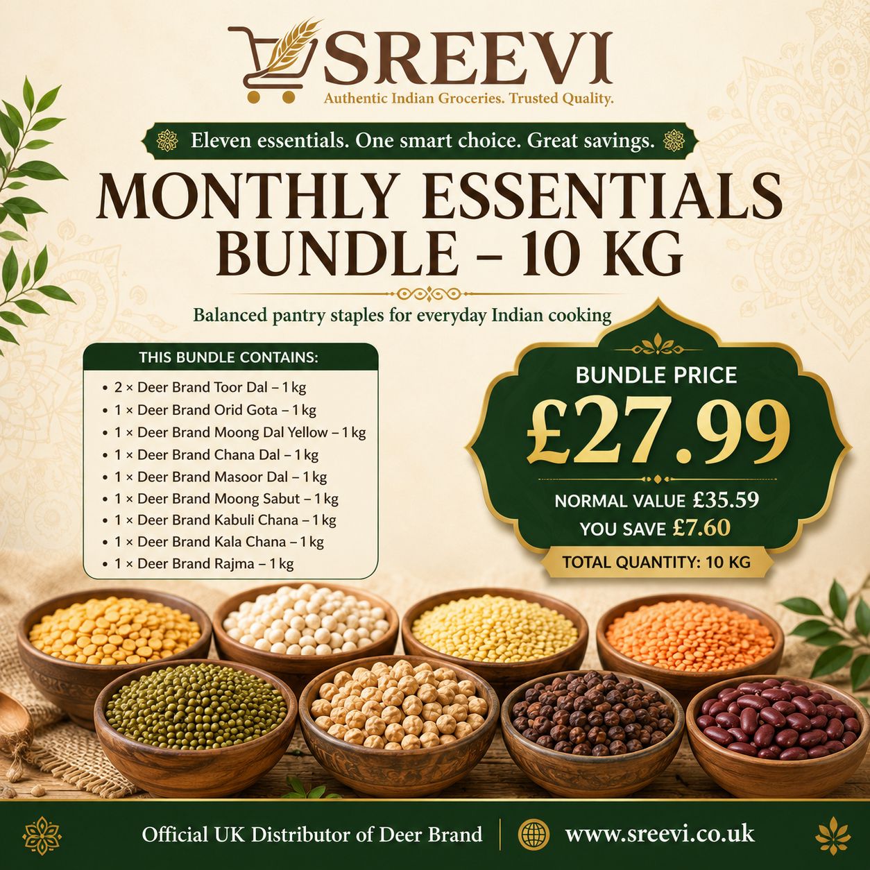Monthly Essentials Bundle – 10 kg