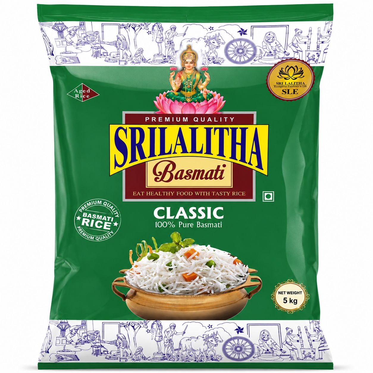 BASMATI RICE - 5Kgs