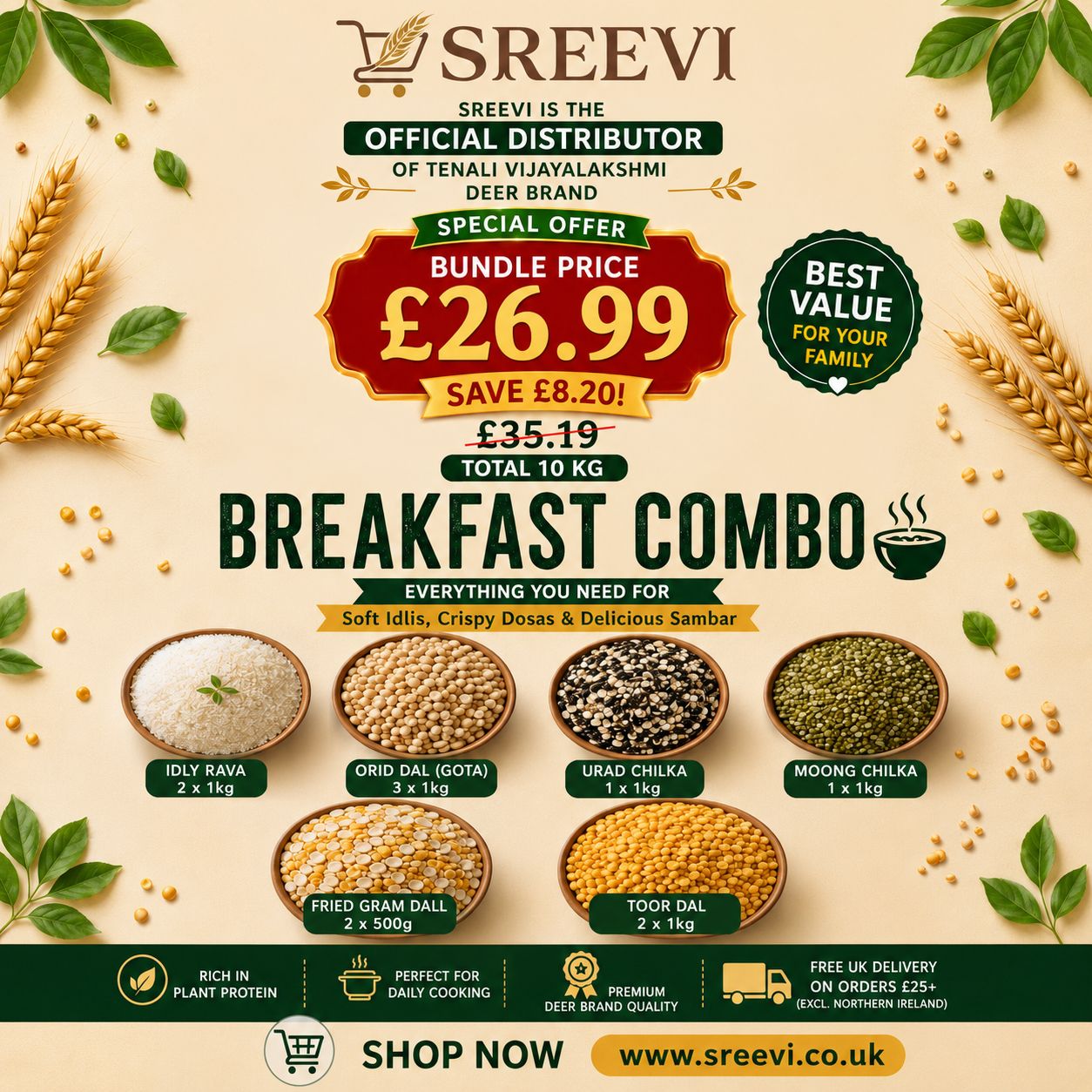 Breakfast Combo Bundle – 10 kg