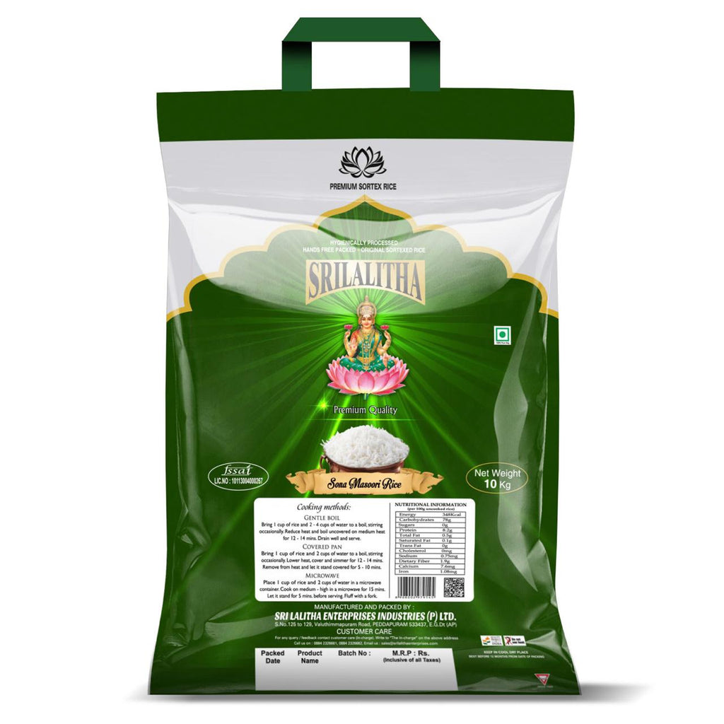 SONA MASOORI RICE - 10Kgs